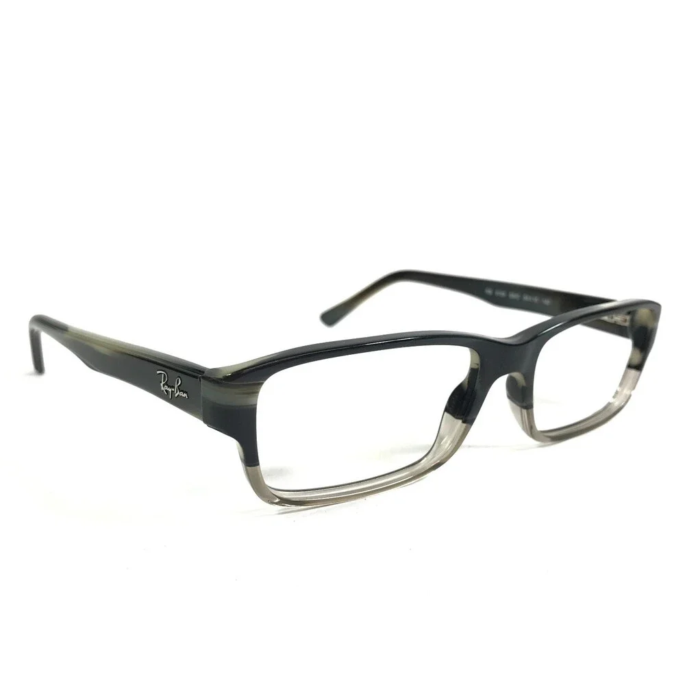 Ray-Ban Eyeglasses Frames RB5169 5540 Black Beige Rectangle Full Rim 54-16-140